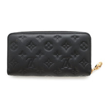 将图像加载到图库查看器中，LOUIS VUITTON Zippy Wallet NoirM81510 Monogram Lamb Leather
