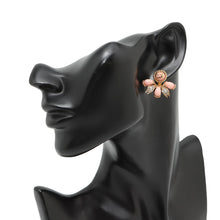 将图像加载到图库查看器中，GUCCI Interlocking G 2way Single Earrings Pink Metal Rhinestone

