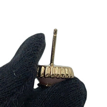 将图像加载到图库查看器中，GUCCI Interlocking G 2way Single Earrings Pink Metal Rhinestone
