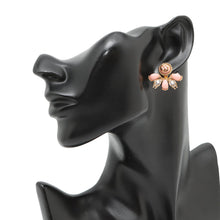 Load image into Gallery viewer, GUCCI Interlocking G 2way Single Earrings Pink Metal Rhinestone
