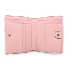将图像加载到图库查看器中，Chloe Georgia Bi-fold Wallet Blush PinCHC16AP285H1Z6E4 Leather
