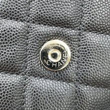 将图像加载到图库查看器中，CHANEL Matelasse Chain wallet BlackAP3516 Caviar Leather
