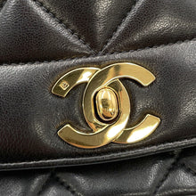 将图像加载到图库查看器中，CHANEL Diana Matelasse ChainShoulder Bag BlackA01165 Lambskin Size 25
