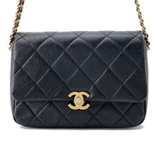 Load image into Gallery viewer, CHANEL Matelasse Melody Chain Shoulder Bag BlackAS3103 Caviar Leather
