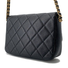Load image into Gallery viewer, CHANEL Matelasse Melody Chain Shoulder Bag BlackAS3103 Caviar Leather
