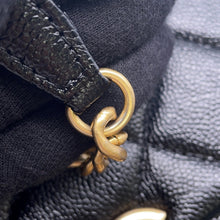 Load image into Gallery viewer, CHANEL Matelasse Melody Chain Shoulder Bag BlackAS3103 Caviar Leather
