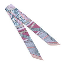 Load image into Gallery viewer, HERMES Twilly Morning Walk Purple/Multicolor Silk100%
