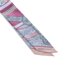 Load image into Gallery viewer, HERMES Twilly Morning Walk Purple/Multicolor Silk100%
