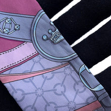 Load image into Gallery viewer, HERMES Twilly Morning Walk Purple/Multicolor Silk100%

