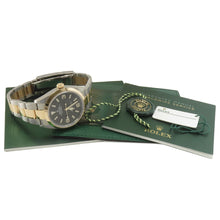 Load image into Gallery viewer, ROLEX Explorer 36 W36mm Stainless Steel K18YG Black Dial124273
