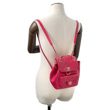 Load image into Gallery viewer, CHANEL Dumas Backpack MagentaAS2908 Leather
