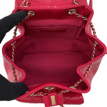 Load image into Gallery viewer, CHANEL Dumas Backpack MagentaAS2908 Leather
