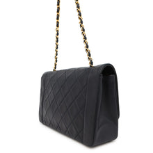 将图像加载到图库查看器中，CHANEL Diana ChainShoulder Bag Navy Lambskin
