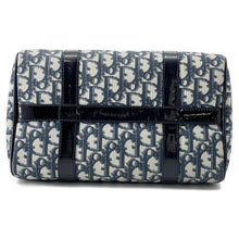 Load image into Gallery viewer, Dior Trotter Travel Bag Navy PVC Patent Leather
