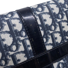 Load image into Gallery viewer, Dior Trotter Travel Bag Navy PVC Patent Leather
