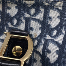 Load image into Gallery viewer, Dior Trotter Travel Bag Navy PVC Patent Leather
