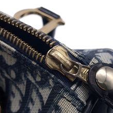 Load image into Gallery viewer, Dior Trotter Travel Bag Navy PVC Patent Leather
