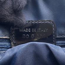 Load image into Gallery viewer, Dior Trotter Travel Bag Navy PVC Patent Leather
