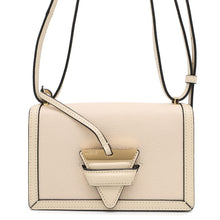 将图像加载到图库查看器中，LOEWE ★Barcelona Shoulder Bag Beige Leather Size Mini
