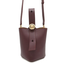 将图像加载到图库查看器中，LOEWE Pebble Bucket 2WAYBag Dark burgundyAANBBBMX01 Smooth Calf Leather Size Mini
