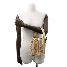 Load image into Gallery viewer, FENDI Montrezor Gold8BS010 Straw Leather Size Mini
