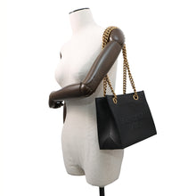 Load image into Gallery viewer, BALENCIAGA ChainHandbag Black760012 Leather Size Small
