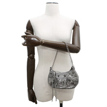 Load image into Gallery viewer, BALENCIAGA luka goal Silver695814 Leather Size Mini
