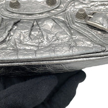 Load image into Gallery viewer, BALENCIAGA luka goal Silver695814 Leather Size Mini
