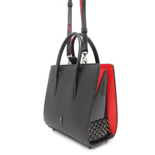 Load image into Gallery viewer, Christian Louboutin Paloma 2wayTote Bag Black/Red3175110 Leather Patent Leather Size Small
