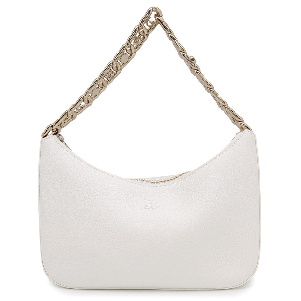 Christian Louboutin Chain One Shoulder Bag White1235097 Leather