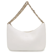 将图像加载到图库查看器中，Christian Louboutin ★Chain One Shoulder Bag White1235097 Leather
