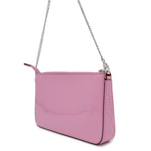 将图像加载到图库查看器中，Christian Louboutin ★Ruvira Chain Shoulder Bag Pink3225249 Patent Leather
