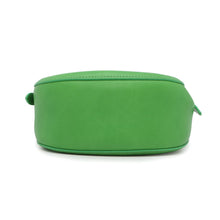 Load image into Gallery viewer, Chloe Kiss Shoulder Bag Green Leather Size Small
