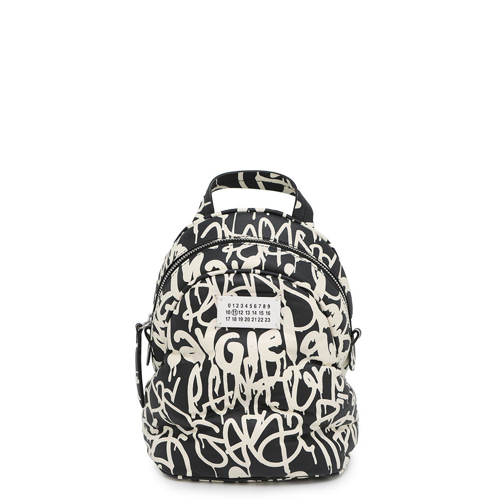 Maison Margiela Maison Margiela Glam Slam Backpack Black/WhiteS56WA0014 Leather