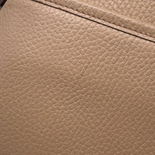 将图像加载到图库查看器中，BURBERRY One Shoulder Bag Beige Leather
