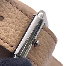 将图像加载到图库查看器中，BURBERRY One Shoulder Bag Beige Leather
