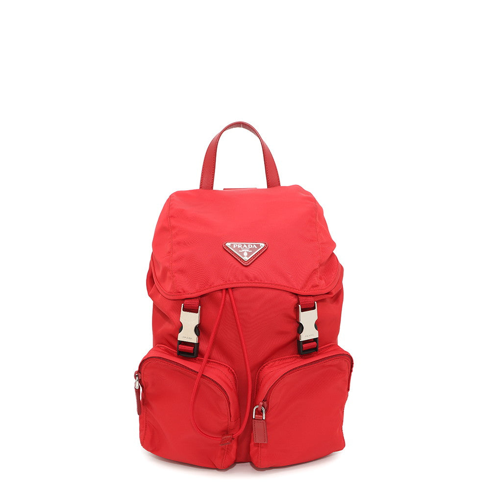 PRADA Backpack Red Nylon