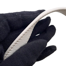 Load image into Gallery viewer, PRADA ★Logo jacquard handbag Beige/WhiteBR3417 Canvas Leather
