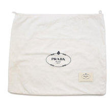将图像加载到图库查看器中，PRADA Logo jacquard handbag Beige/WhiteBR3417 Canvas Leather

