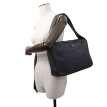 将图像加载到图库查看器中，PRADA One Shoulder Bag Navy1BC023 Leather
