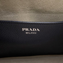 将图像加载到图库查看器中，PRADA One Shoulder Bag Navy1BC023 Leather

