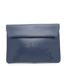 将图像加载到图库查看器中，Stella McCartney ★Clutch Bag Navy Leather
