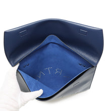 将图像加载到图库查看器中，Stella McCartney ★Clutch Bag Navy Leather
