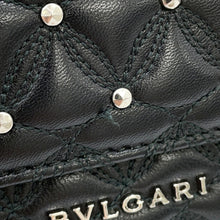 将图像加载到图库查看器中，BVLGARI Diva Dream ChainShoulder Black Leather
