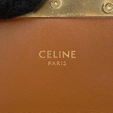 Load image into Gallery viewer, CELINE Claude Triomphe One Shoulder Bag White194142 PVC Calf Leather
