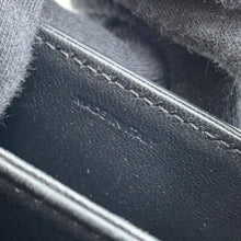 将图像加载到图库查看器中，CELINE Triomphe Teen Shoulder Bag Black/Beige188882 Canvas Leather
