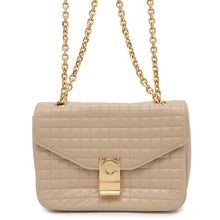 将图像加载到图库查看器中，CELINE SmallCShoulder Bag Beige188403BFC Leather
