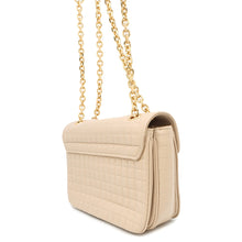 将图像加载到图库查看器中，CELINE SmallCShoulder Bag Beige188403BFC Leather

