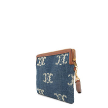 将图像加载到图库查看器中，CELINE With StrapSmallPouch Blue/Brown10J502 Denim

