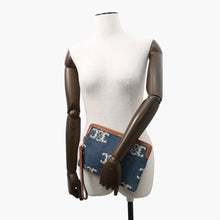 Load image into Gallery viewer, CELINE ★With StrapSmallPouch Blue/Brown10J502 Denim
